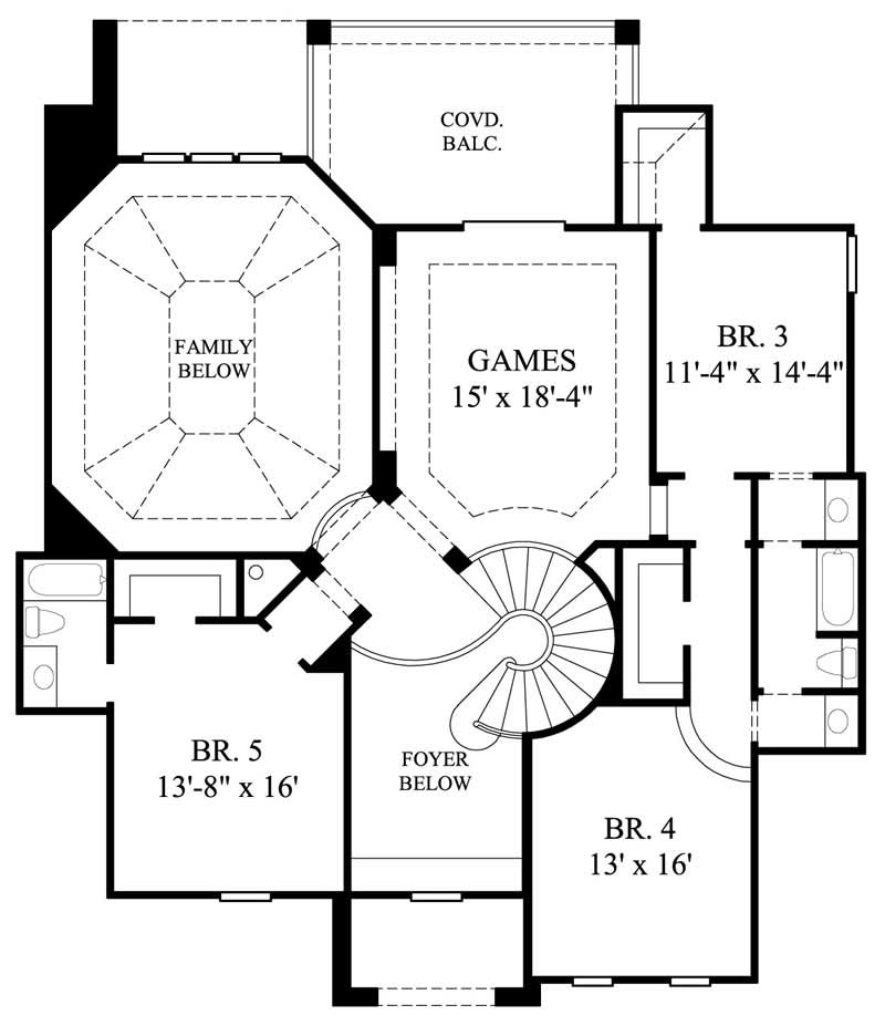 FLOOR PLAN SECOND STORY