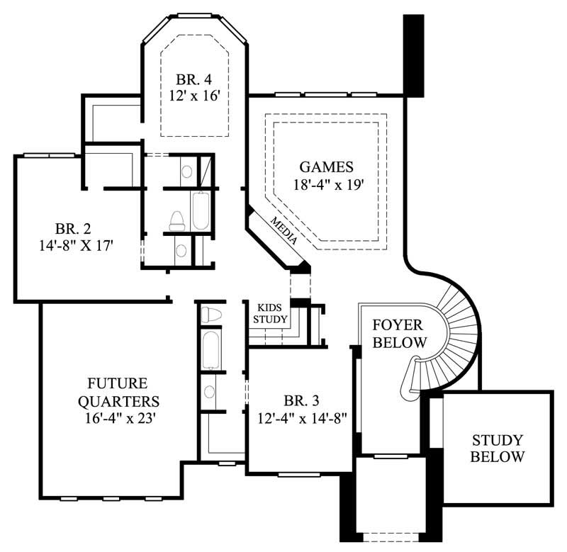 FLOOR PLAN SECOND STORY
