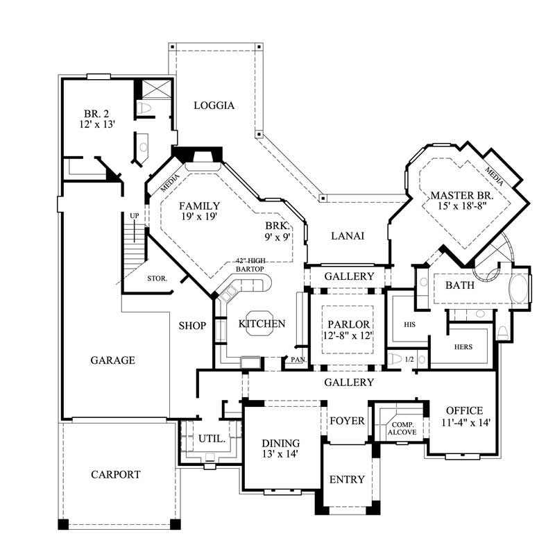 FLOOR PLAN FIRST STORY