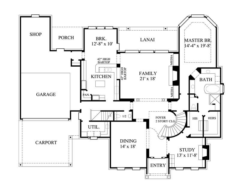 FLOOR PLAN FIRST STORY