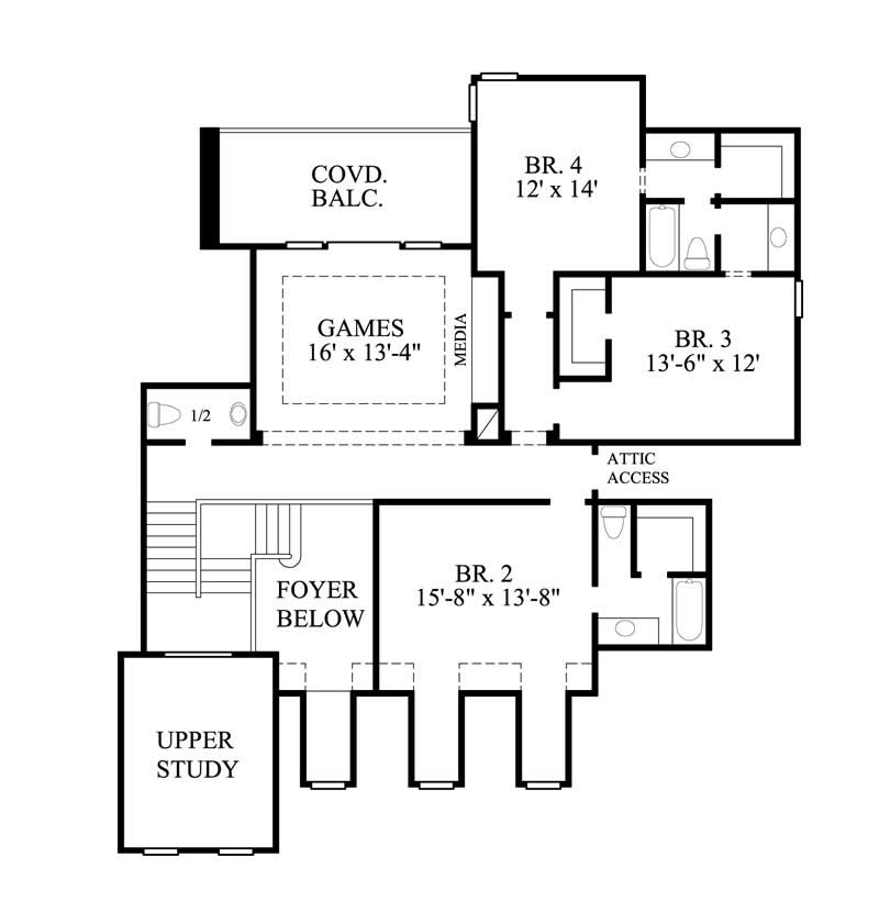 FLOOR PLAN SECOND STORY