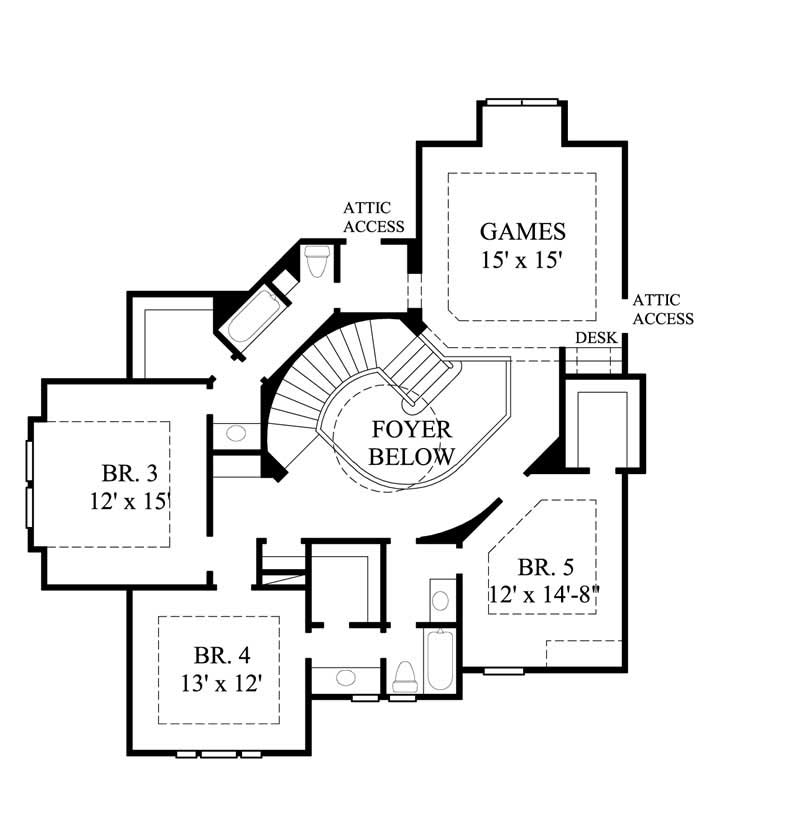 FLOOR PLAN SECOND STORY