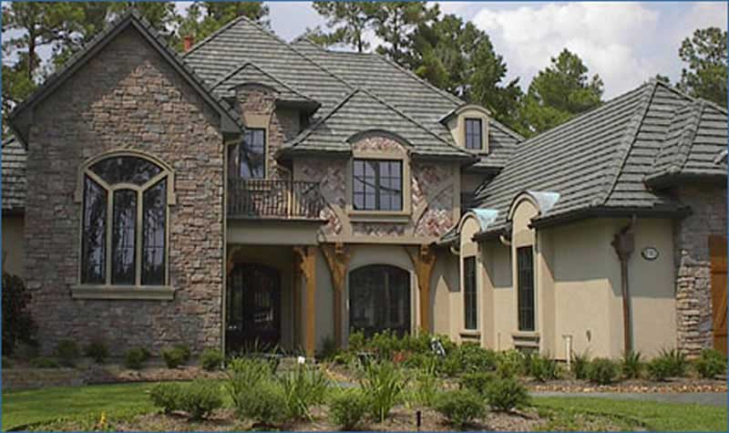 4-Bedroom, 4083 Sq Ft European House Plan - 134-1205 - Front Exterior