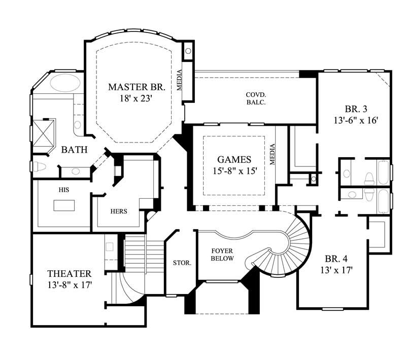 FLOOR PLAN SECOND STORY