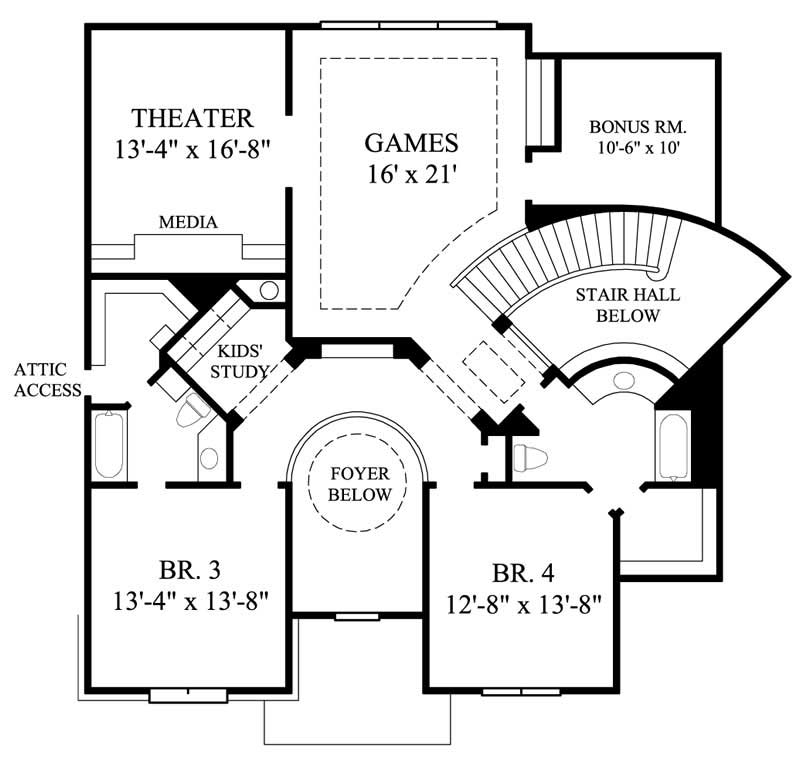 FLOOR PLAN SECOND STORY
