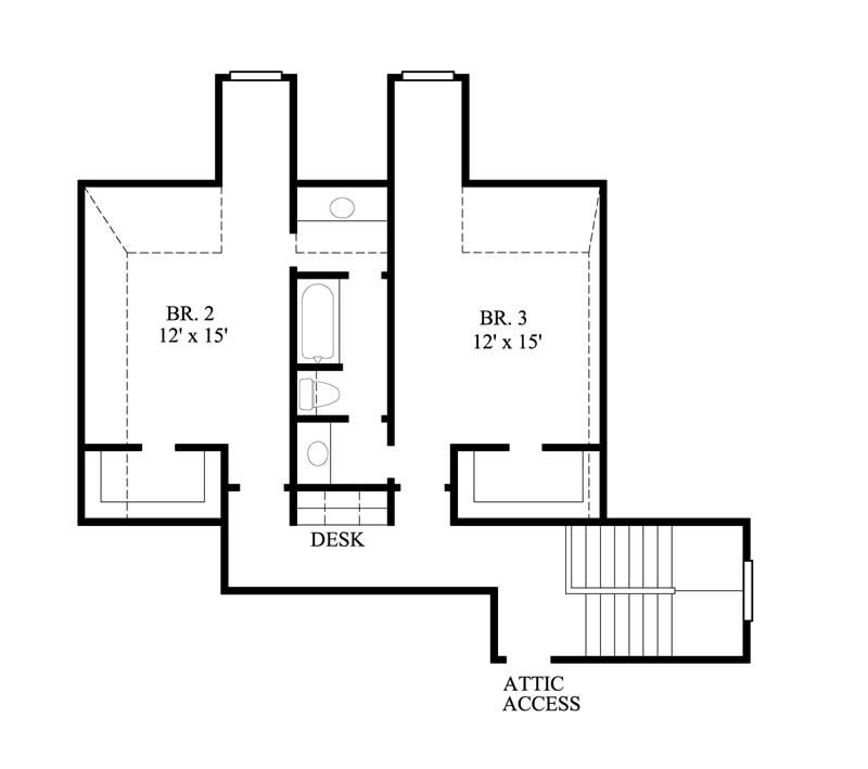 FLOOR PLAN SECOND STORY