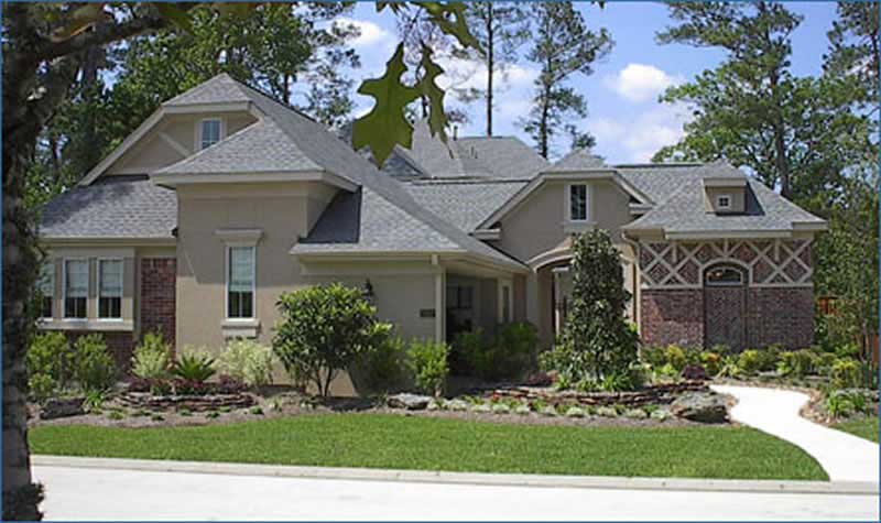 3-Bedroom, 3660 Sq Ft European House Plan - 134-1251 - Front Exterior