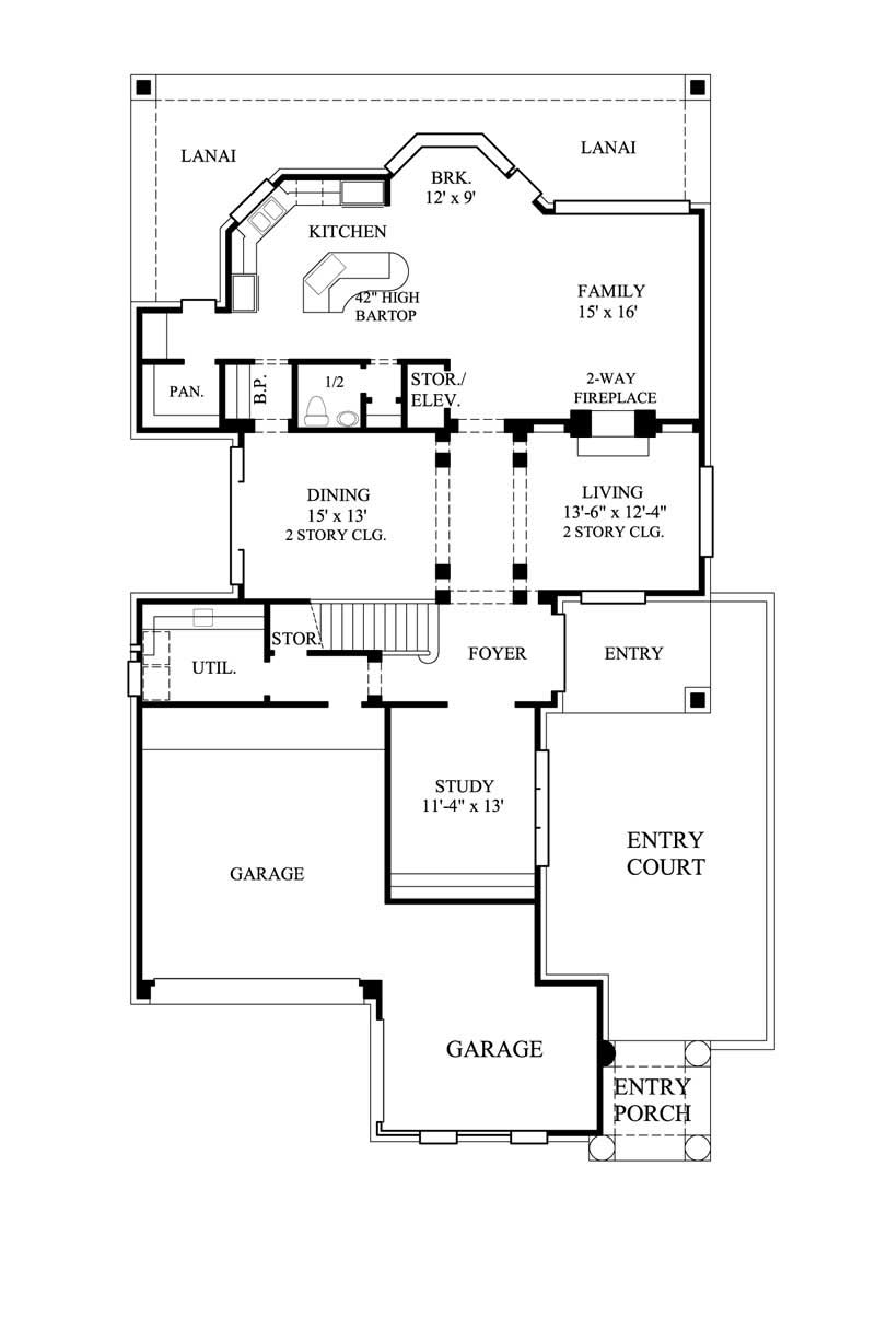 FLOOR PLAN FIRST STORY