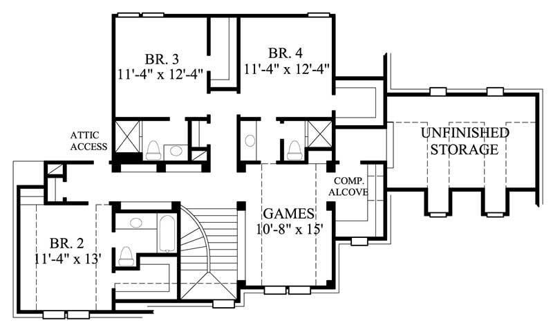 FLOOR PLAN SECOND STORY