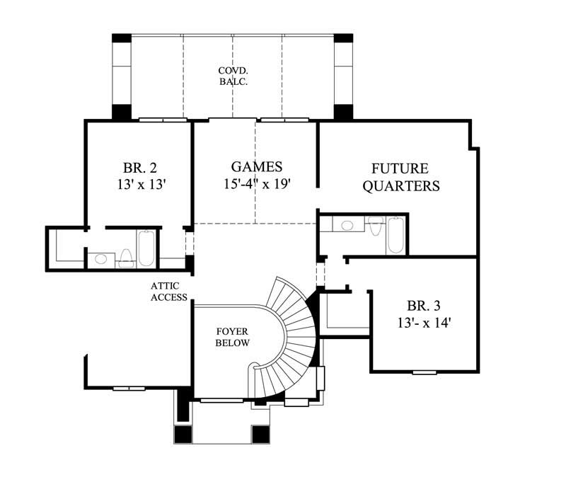 FLOOR PLAN SECOND STORY