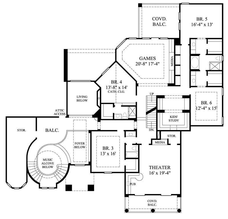 FLOOR PLAN SECOND STORY
