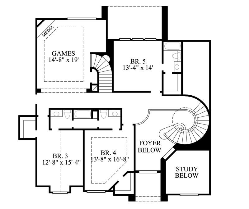 FLOOR PLAN SECOND STORY