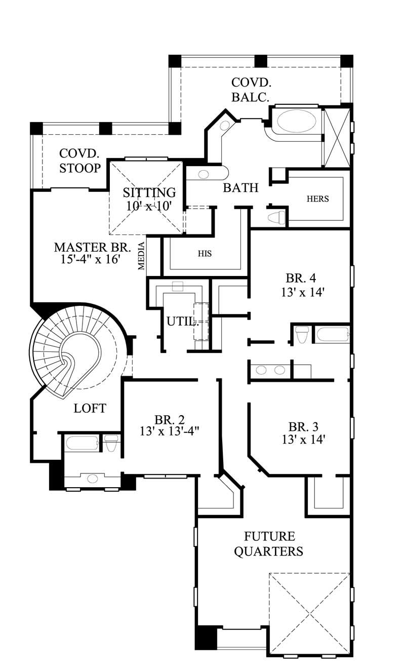 FLOOR PLAN SECOND STORY