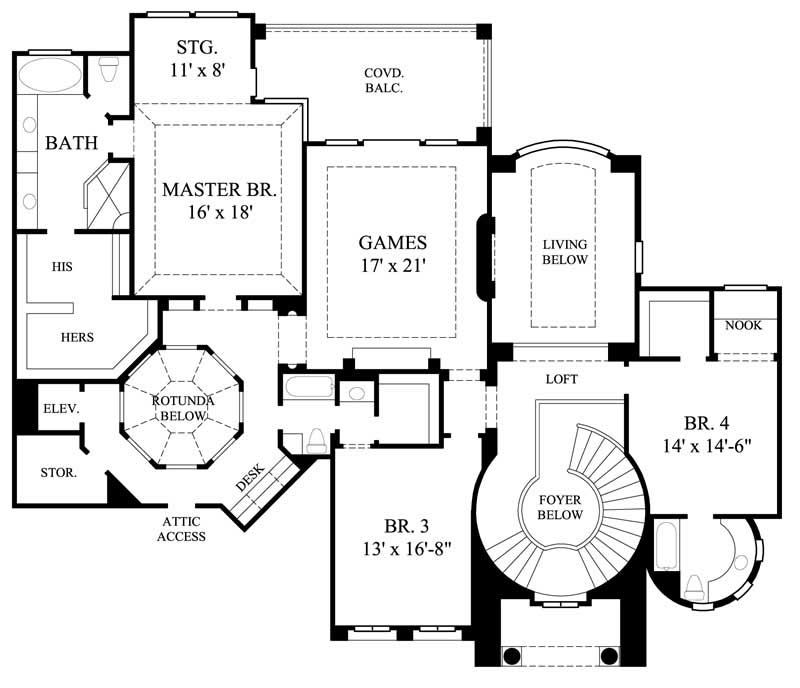 FLOOR PLAN SECOND STORY