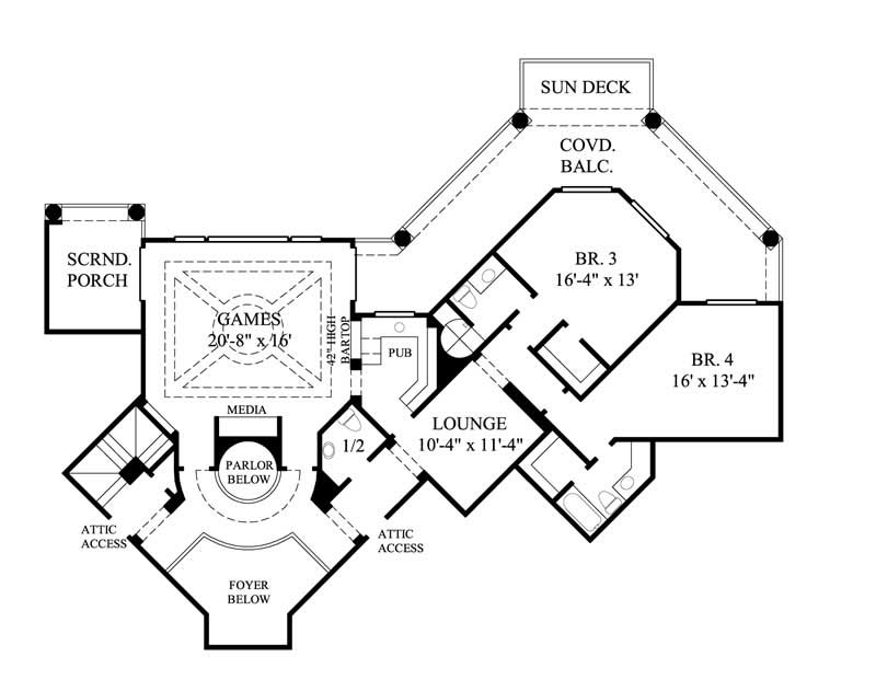FLOOR PLAN SECOND STORY