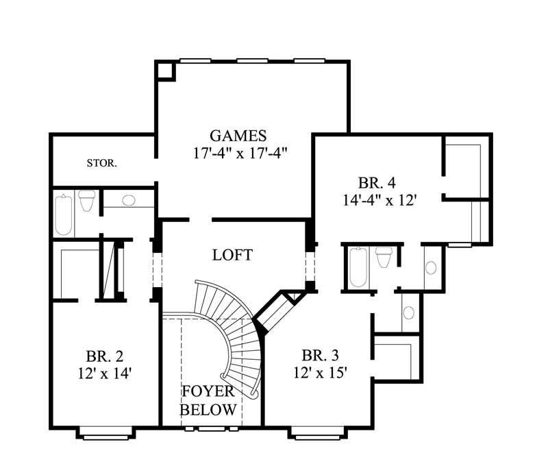 FLOOR PLAN SECOND STORY