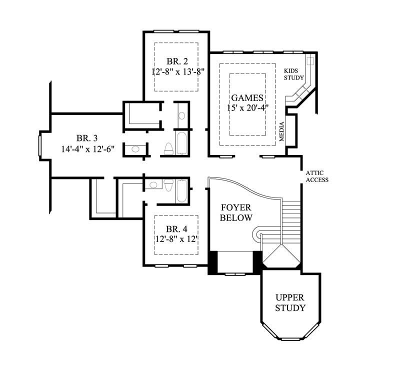 FLOOR PLAN SECOND STORY