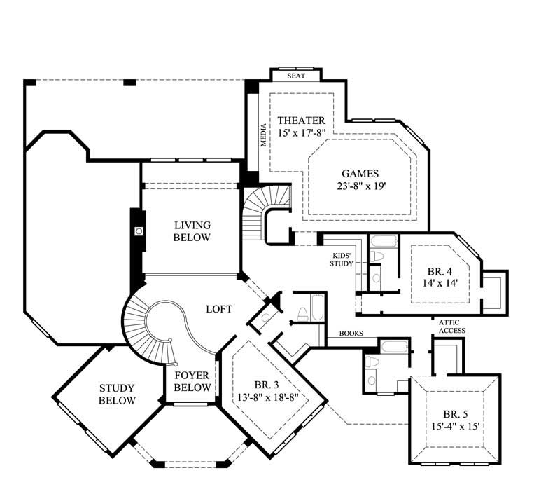 FLOOR PLAN SECOND STORY