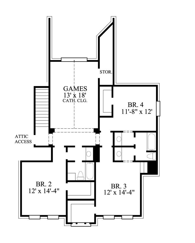 FLOOR PLAN SECOND STORY