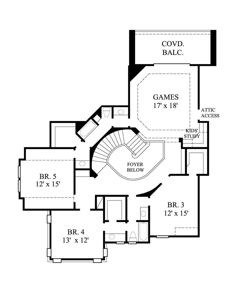 FLOOR PLAN SECOND STORY