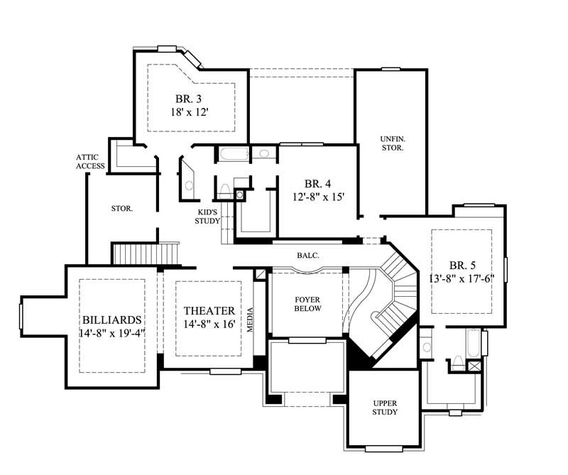 FLOOR PLAN SECOND STORY