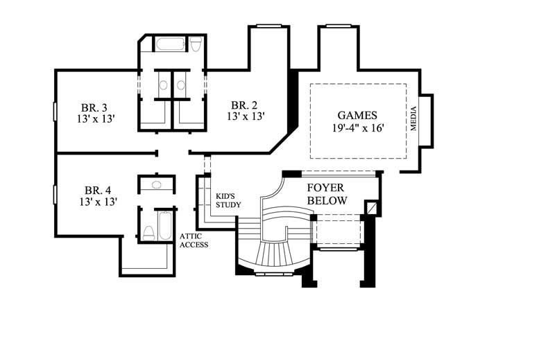 FLOOR PLAN SECOND STORY