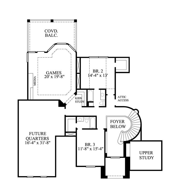 FLOOR PLAN SECOND STORY