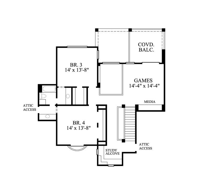 FLOOR PLAN SECOND STORY
