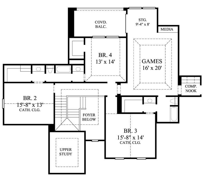 FLOOR PLAN SECOND STORY