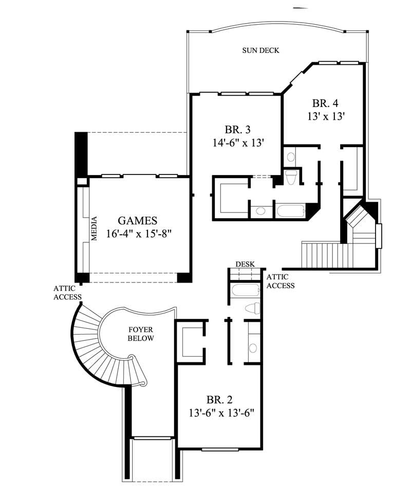 FLOOR PLAN SECOND STORY