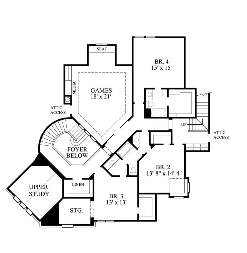 FLOOR PLAN SECOND STORY