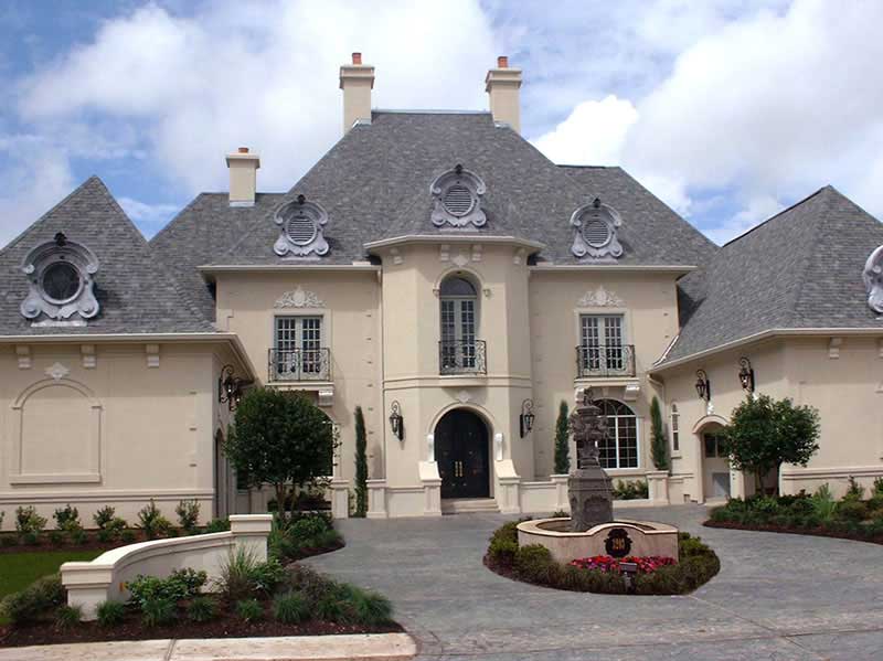 4-Bedroom, 4955 Sq Ft European House Plan - 134-1326 - Front Exterior