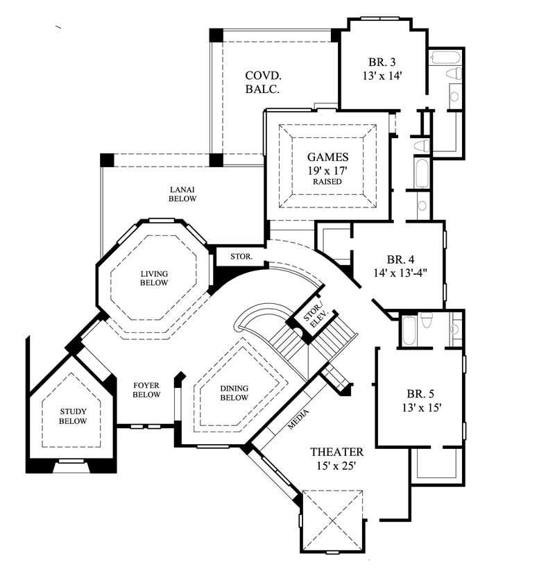 FLOOR PLAN SECOND STORY