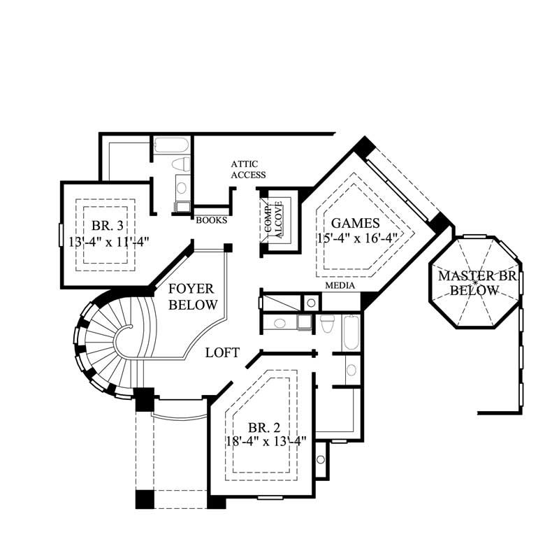 FLOOR PLAN SECOND STORY