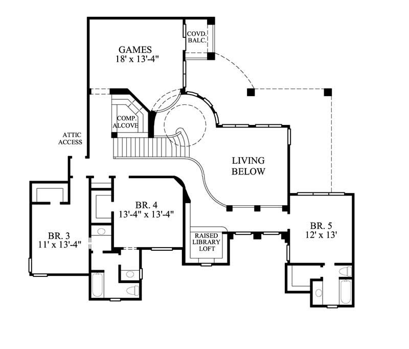 FLOOR PLAN SECOND STORY
