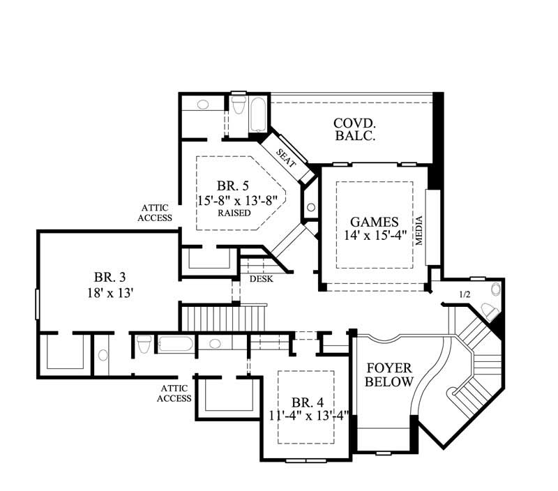 FLOOR PLAN SECOND STORY