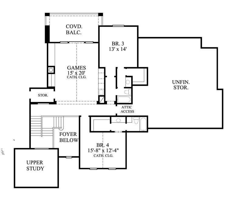 FLOOR PLAN SECOND STORY