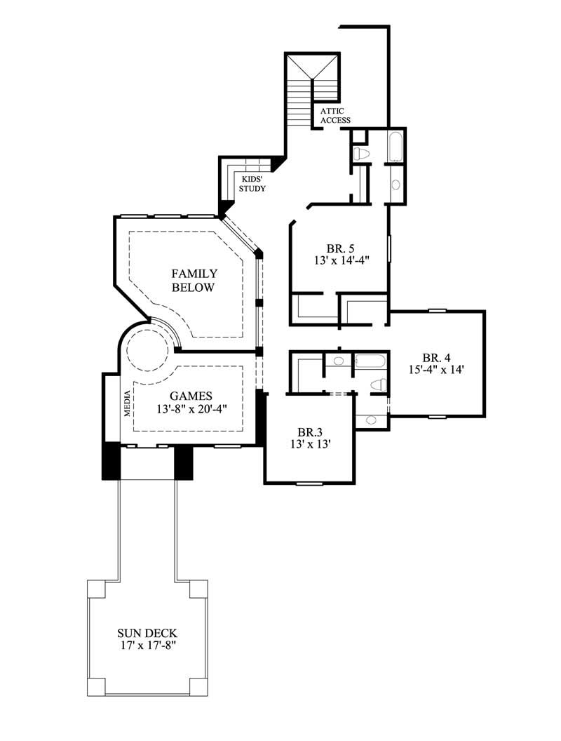 FLOOR PLAN SECOND STORY