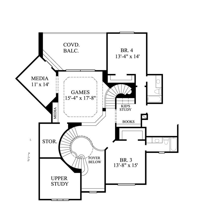 FLOOR PLAN SECOND STORY