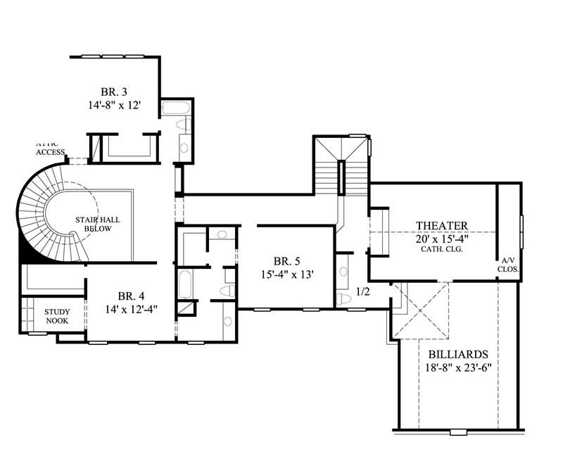 FLOOR PLAN SECOND STORY