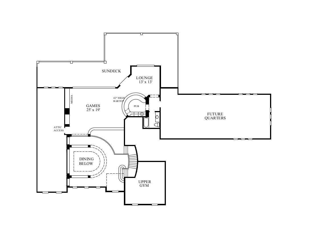 FLOOR PLAN SECOND STORY