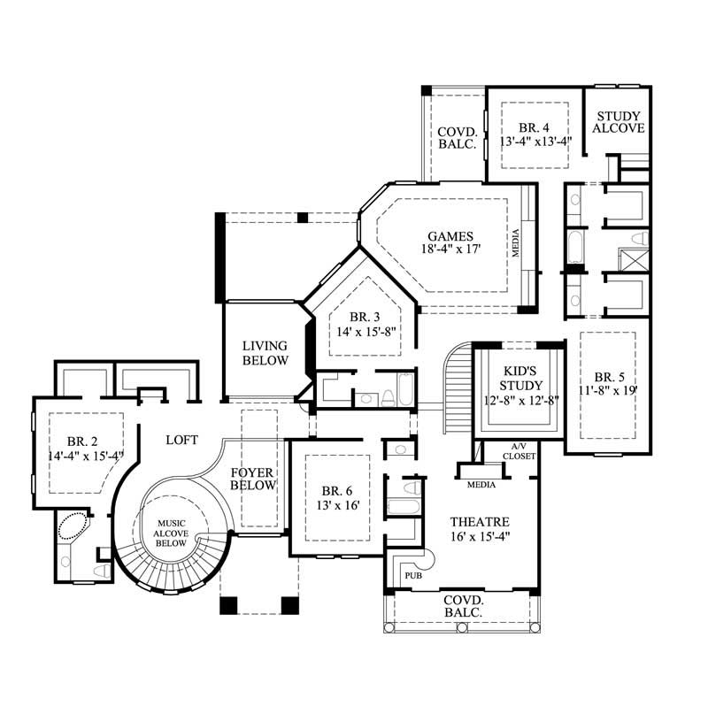 FLOOR PLAN SECOND STORY
