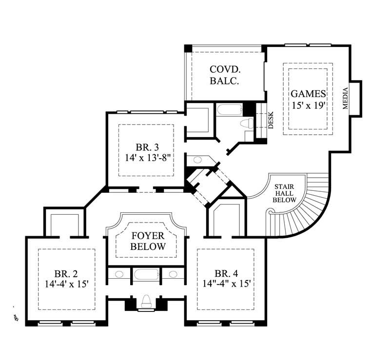 FLOOR PLAN SECOND STORY