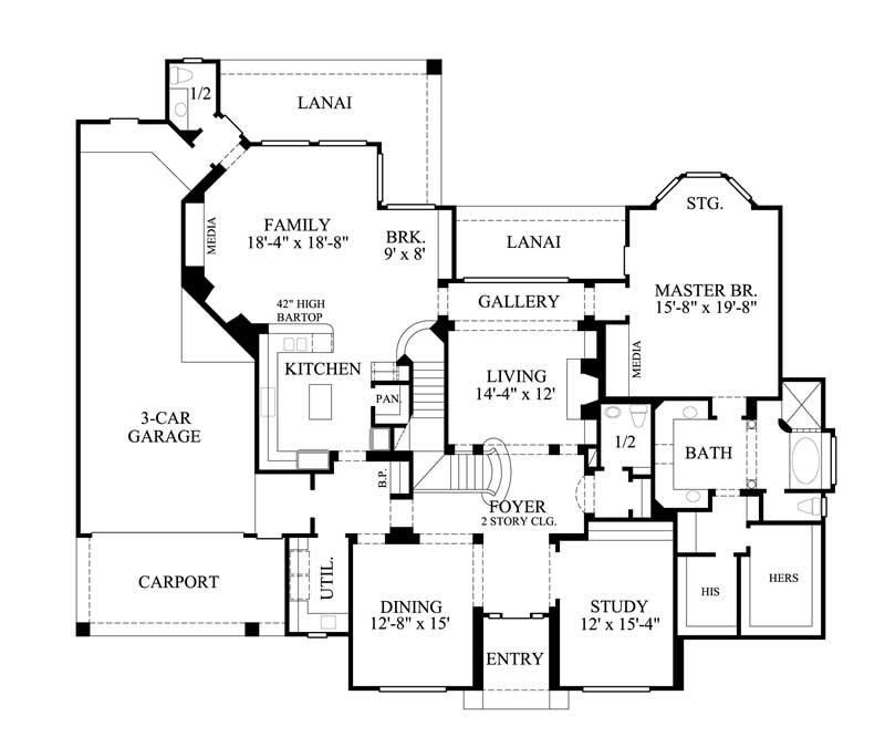 FLOOR PLAN FIRST STORY