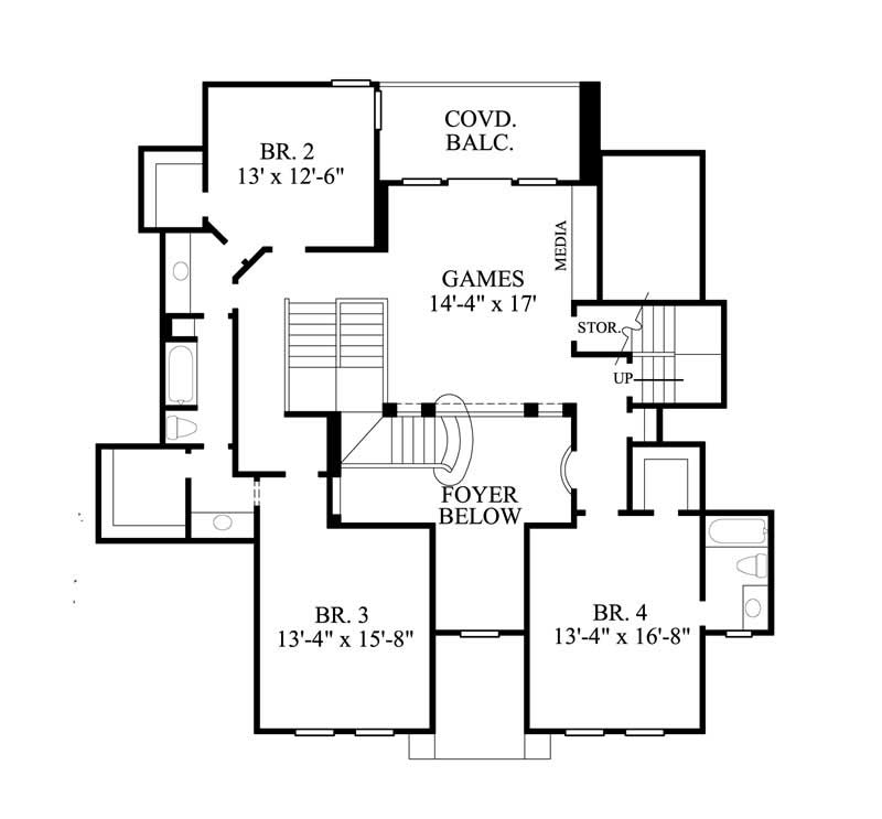 FLOOR PLAN SECOND STORY