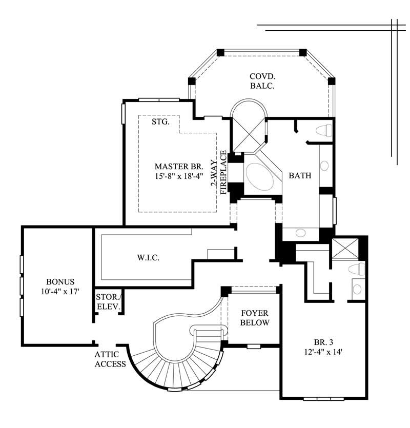 FLOOR PLAN SECOND STORY