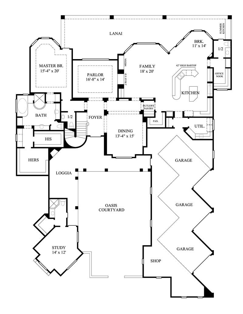 FLOOR PLAN FIRST STORY