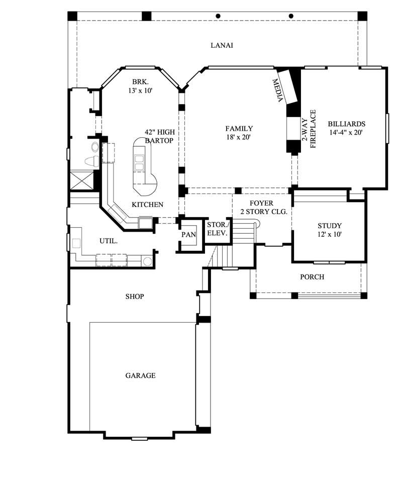 FLOOR PLAN FIRST STORY