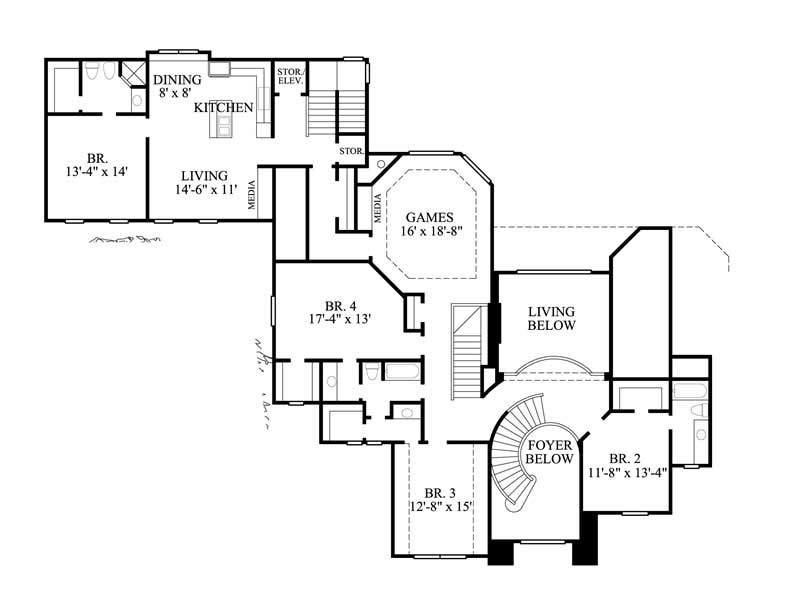 FLOOR PLAN SECOND STORY