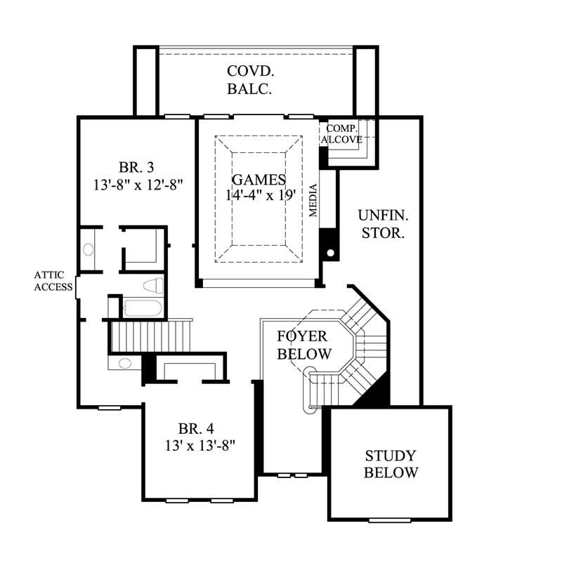FLOOR PLAN SECOND STORY
